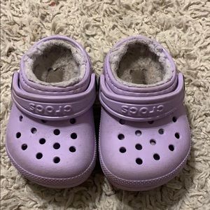 Fleece crocs